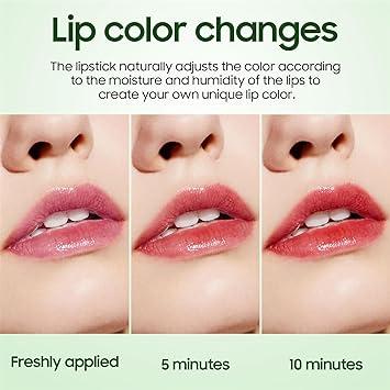 Magic Color Changing, PH Clear Temperature Lip Gloss Balm, Nourishing Moisturizing Lip Stick, Long Lasting waterproof 24 hour labiales magicos pintalabios permanente 24 horas originales Crystal Glossy