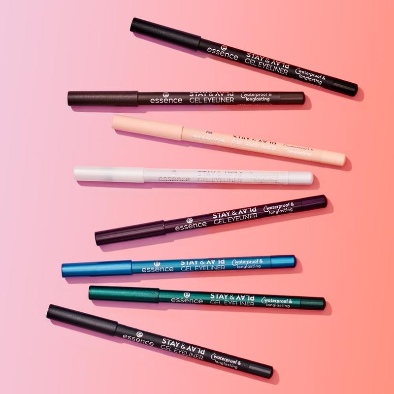 essence | Stay & Play Gel Eyeliner | Super Soft Gel-like Texture | Waterproof & Longlasting | Vegan & Cruelty Free (Black Raven)