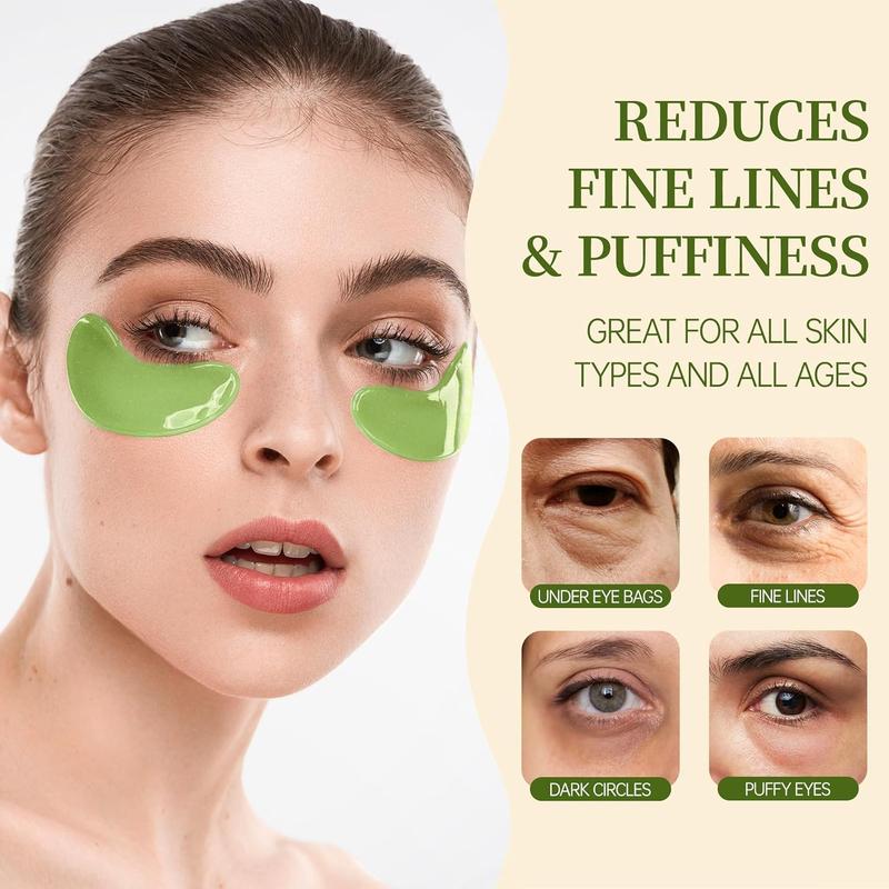 60 Pieces Of Avocado Golden Eye Mask, Hydrating And Moisturizing, Available In Two Options