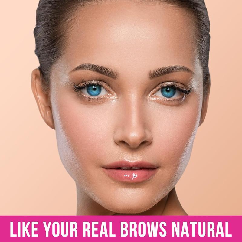 Microblading Eyebrow Pencil. Brow Pencil 2-in-1 Dual-Ended Eyebrow Pen. With 3-Prong Micro-Fork-Tip Applicator and Precise Brush-Tip. Create Natural-Looking Brows. Stay on All Day. Light Brown. Perfect Your Brows.