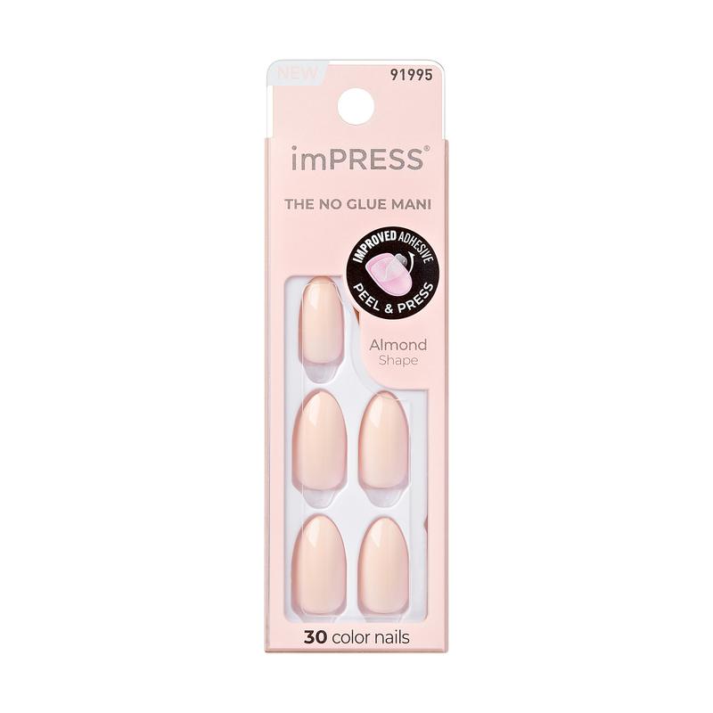 imPRESS Color Press On Manicure - Brushed pale