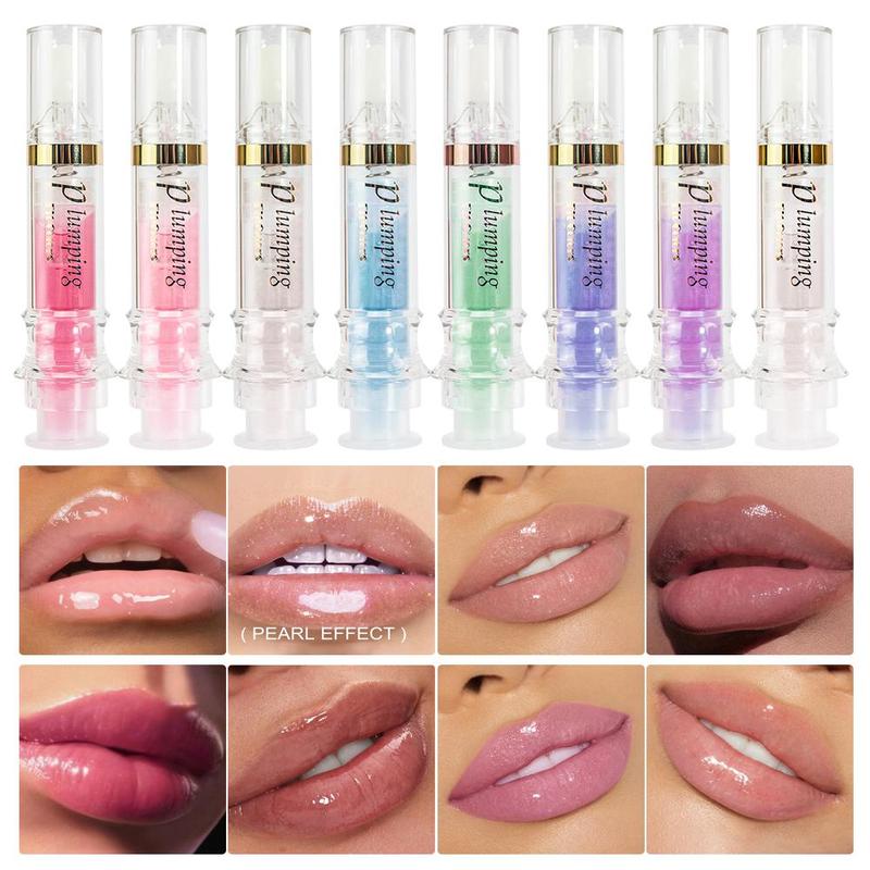 Long Lasting Lip Gloss, Moisturizing Lip Glaze, Glossy Lip Glaze Stick, Plumping Lip Oil Lip Stick for All Occasions Makeup, Girls and Women, Cosmetic Products, Lip Care Products