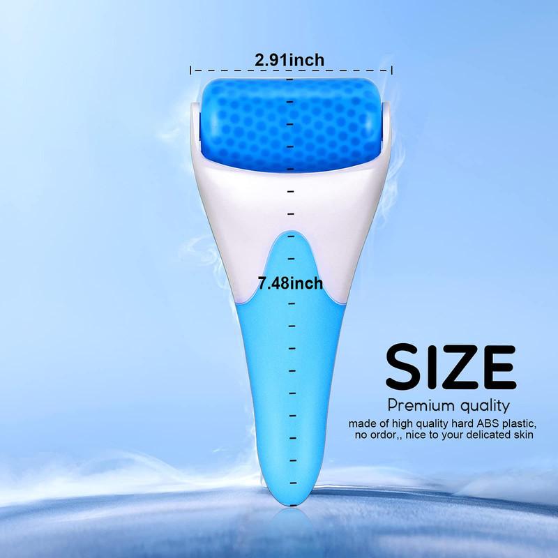 Blue Ice Roller for Face, Ice Face Roller, Face Massager Tool, Puffiness Migraine Pain Relief and Minor Injury, Face Roller Skin Care Facial Daily