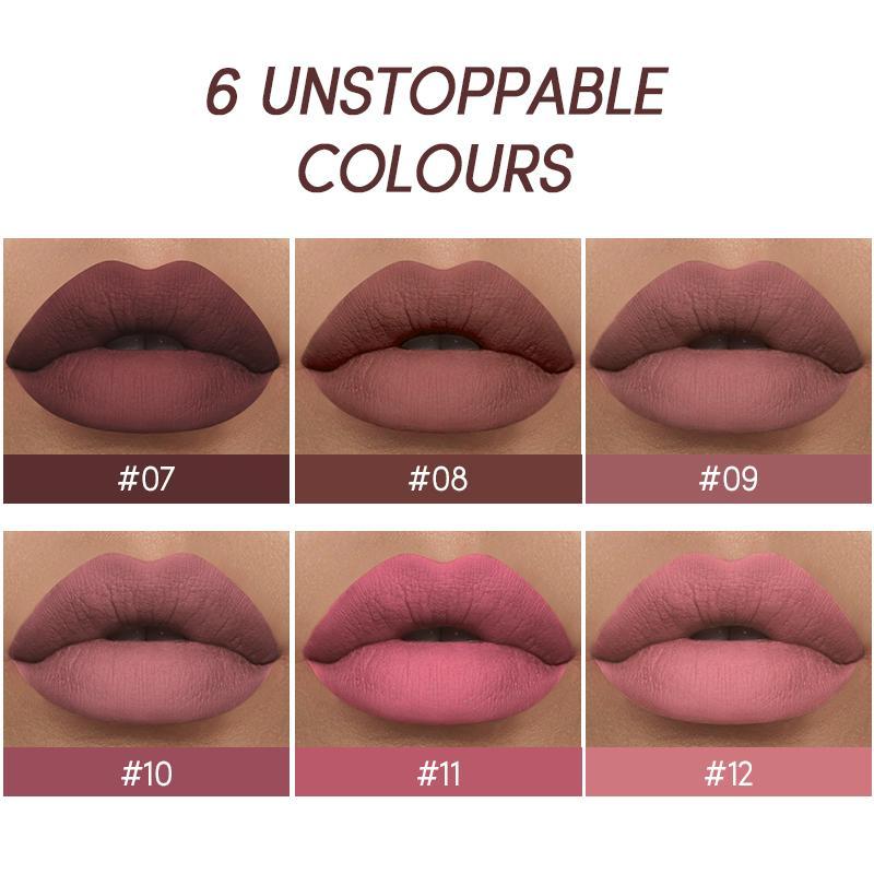 Lipstick & Lip Liner Set, Easy Coloring Lip Sticks, Moisturizing Lip Kit, Suitable for All Occasions Lip Makeup, Four Seasons Makeup, Glamour Makeup