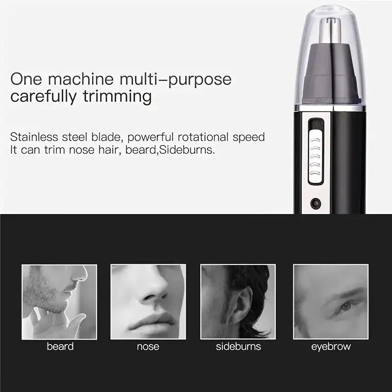 4 in 1 Electric Shaver, Rechargeable Hair Trimmer, 1 Set Beard Shaver, Facial Hair Trimmer, Body Hair Trimmer, Safe and Painless Hair Removal Tool, Birthday Gift for Family