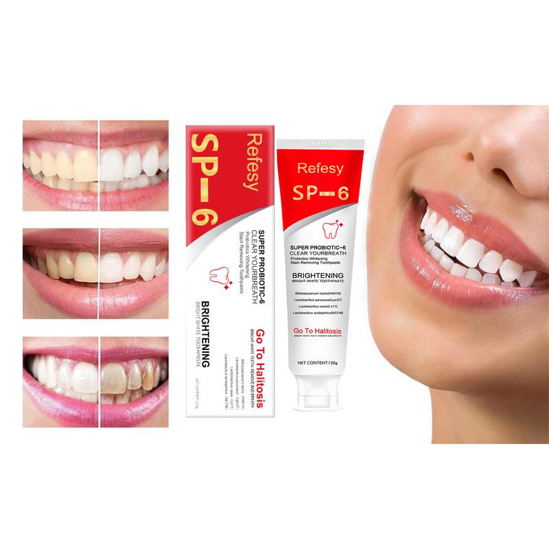 [Upgraded Version]  Super Probiotic Sp-6 Toothpaste, Sp-6 Ultra Whitening Toothpaste, Sp 6 Toothpaste,Fresh Breath, Sp-6 Toothpaste 4.9 oz SP-10,SP-10 SP-8 SP-4 sp-10 sp-8 sp-4 sp8 sp6 sp4 SP-10