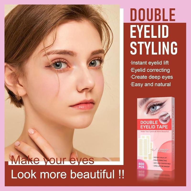 Invisible double eyelid tape for eye makeup