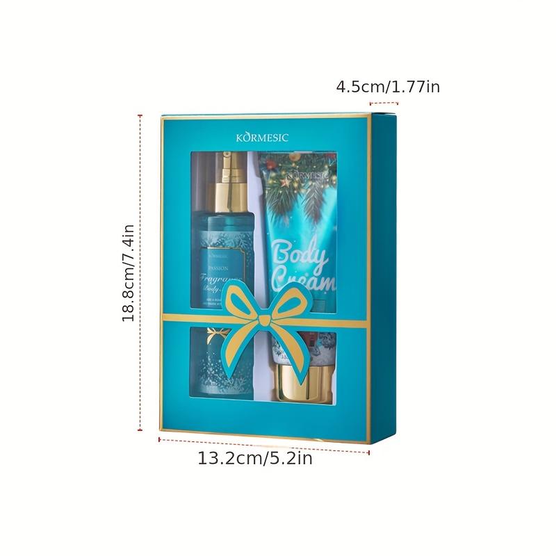 2pcs Body Bath Gift Set, Body Lotion 120ml + Body Milk 3.53oz, Improve Skin Texture, Make Skin Feel Smoother, Moisturize Skin, Make Skin Look Younger.