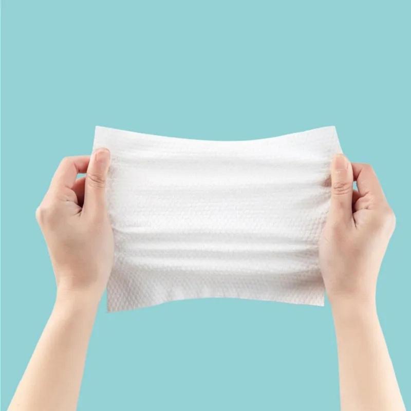 120PCS Disposable Thick 100% Cotton Face Towel Make Up Soft Removing Wipes Dry Cleanser Towelettes For Skin Care scott paper