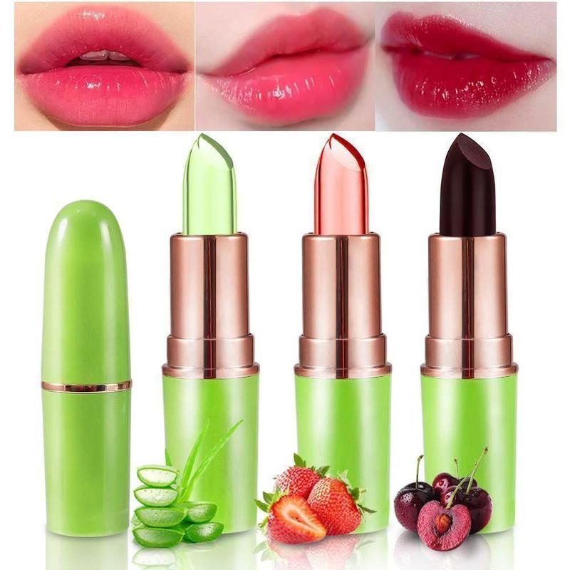 Magic Color Changing, PH Clear Temperature Lip Gloss Balm, Nourishing Moisturizing Lip Stick, Long Lasting waterproof 24 hour labiales magicos pintalabios permanente 24 horas originales Crystal Glossy