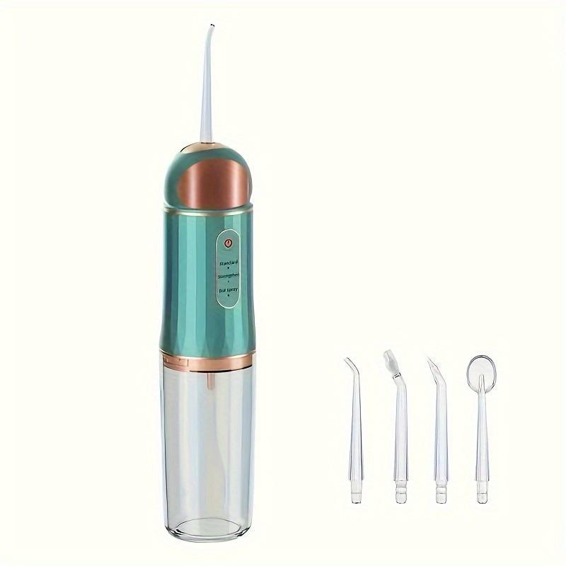 Portable Rechargeable Water Flosser, 1 Set Cordless Oral Irrigator & Accessories, Oral Care Tool for Home & Travel, Gift For Christmas & Fall, Winter Gift