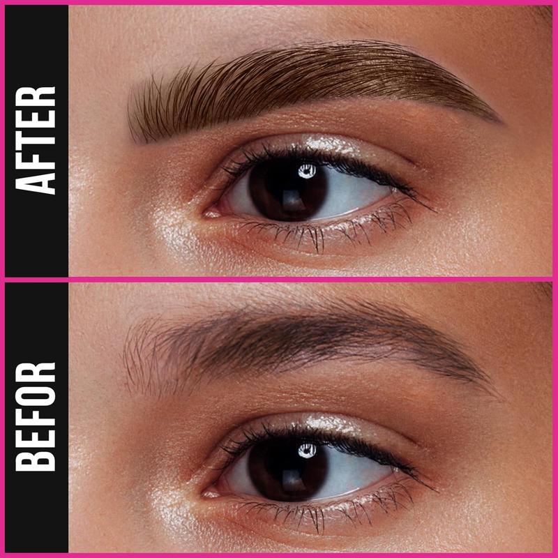 Microblading Eyebrow Pencil. Brow Pencil 2-in-1 Dual-Ended Eyebrow Pen. With 3-Prong Micro-Fork-Tip Applicator and Precise Brush-Tip. Create Natural-Looking Brows. Stay on All Day. Light Brown. Perfect Your Brows.