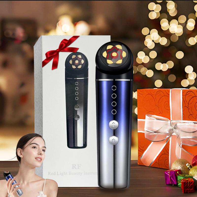 Rf Facial Beauty Instrument, USB Rechargeable Ultrasonic Beauty Instrument, Electric Facial Skin Rejuvenation Instrument, Rf Induction Instrument for Women and Men, A Wonderful Gift, Face Sculpting Tool, Facial Massager, Skincare Products