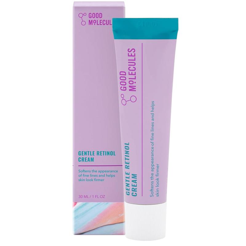 Good Molecules Gentle Retinol Cream, Targets Fine Lines, Congestion, Enlarged Pores - Anti-Aging Skincare for Face