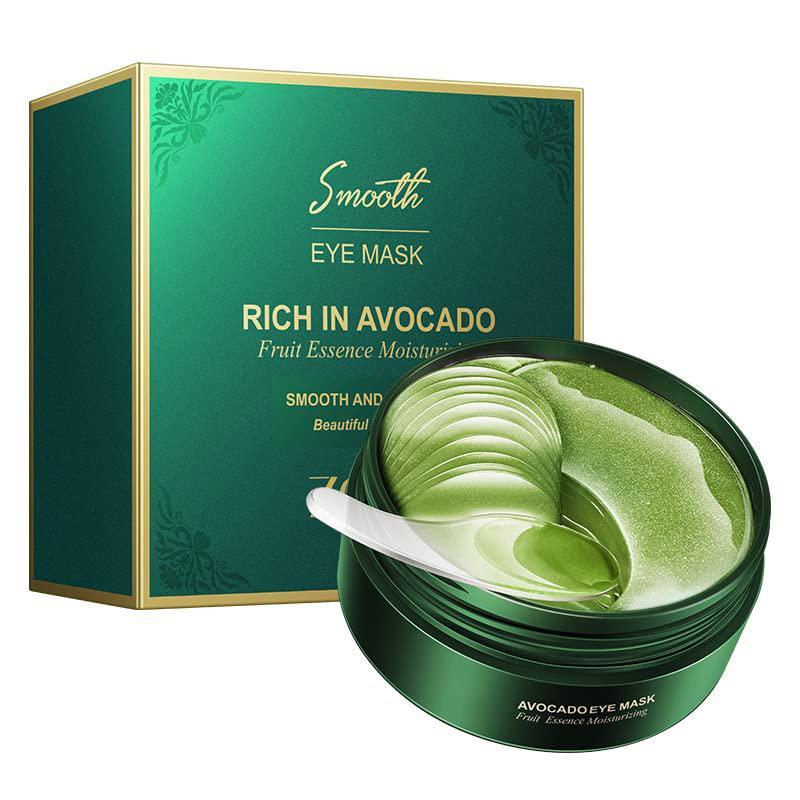 60 Pieces Of Avocado Golden Eye Mask, Hydrating And Moisturizing, Available In Two Options