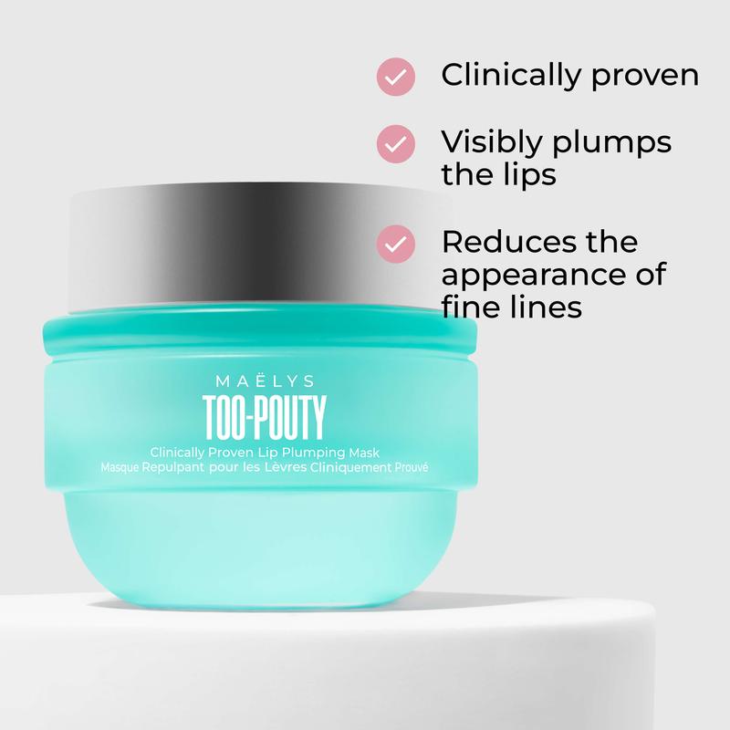 MAËLYS TOO-POUTY Clinically Proven Lip Plumping Mask -  for Plumper, Smoother-looking Lips