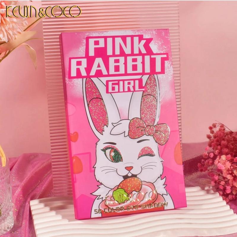 Kevin & Coco Pink Rabbit Eyeshadow Palette - Makeup Cosmetic Color eyeshadow makeup