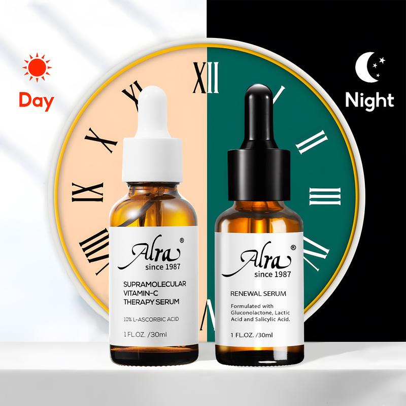 Alra Renewal Face Serum for Acne Scars,Smoothing,Exfoliation,Blackhead,Pores Minimizer,Facial Peeling Serum for Women & Men,Skincare Facial Essence