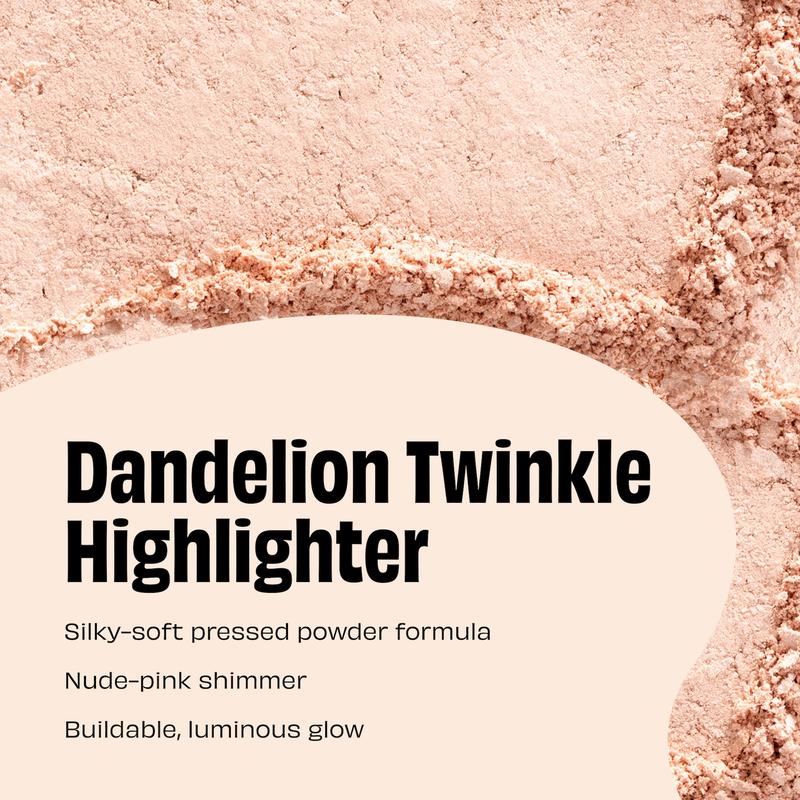 Dandelion Twinkle Shimmer Finish Powder Highlighter Bronzer Makeup