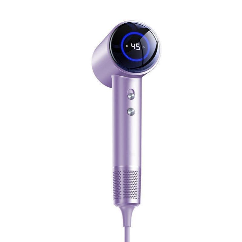 Negative Ion Hair Dryer, 1 Set Smart Precise Temperature Control Hair Dryer with Visual Display, Professional Hair Care Tool for Women & Men