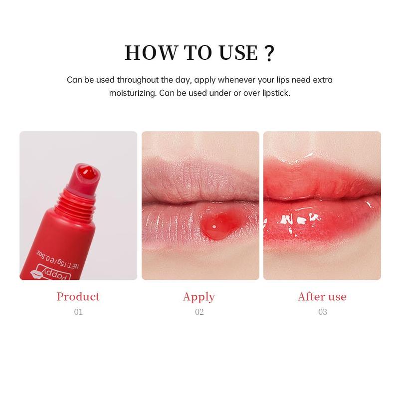 Hydrating Tinted Lip Balm, Summer Gifts, Butter Moisturizing Lipstick, Lip Tint Lip Stain Anti-cracking Lip Care Product for Women & Girls, Lip Products