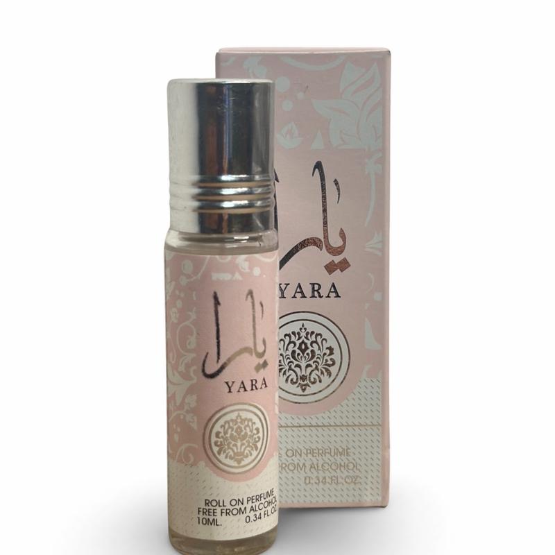 Yara 10ml (0.34 Fl.oz) Roll On Perfume Oil - Long Lasting Natural Perfume Oil For Women Scent Vanilla Scented Fragrance Aroma Cologne Cosmetic