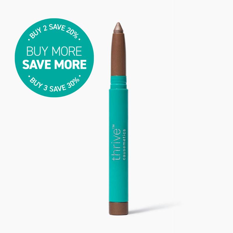 Brilliant Eye Brightener - Eye Shimmer - Eyeshadow Stick - Eyeliner with Built-In Sharpener