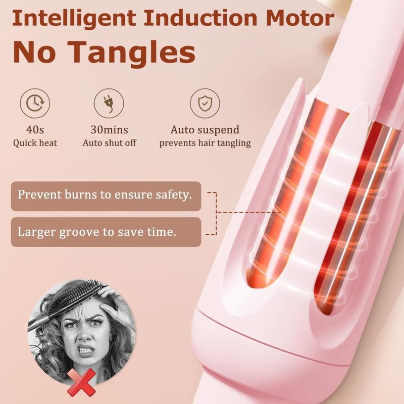 Automatic Hair Curling Iron,Auto Curler 28mm Hair Curler,4 Modes Temperatures Negative Ion Hair Curl Wand for Women,Styling Tools for Home Comfort