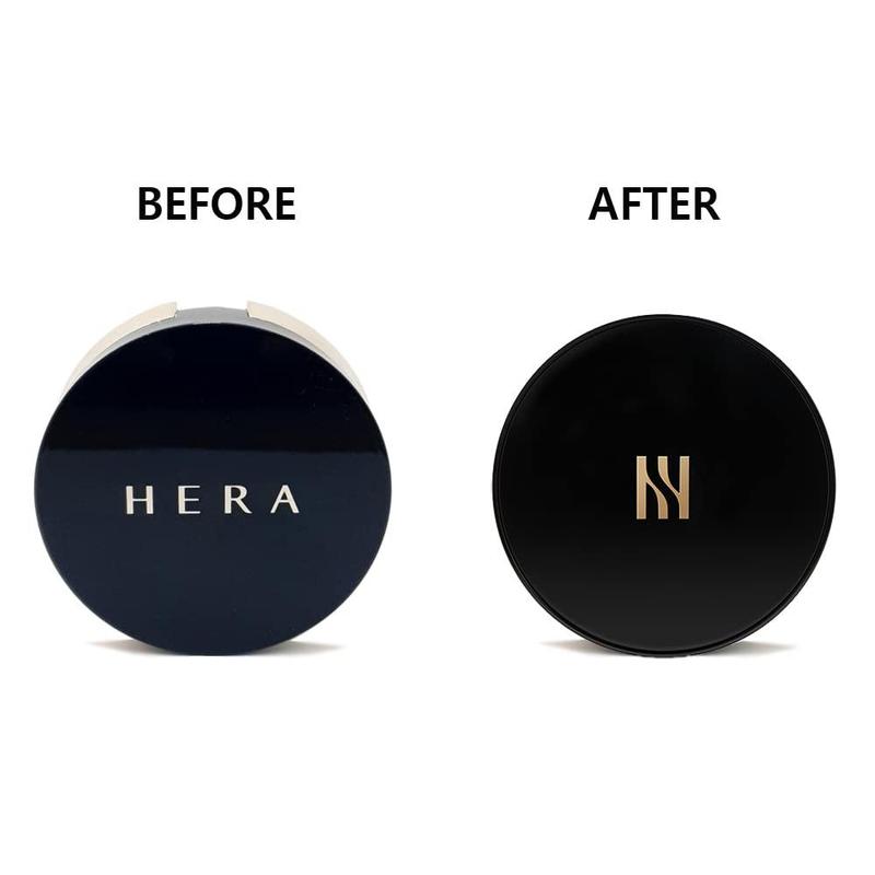 [ HERA ] Black Cushion Foundation 15g with Refill, Matte Cover #23N1 Beige Concealer Flawless Contour Cosmetic Makeup Lightweight Powder Aluminum Gel