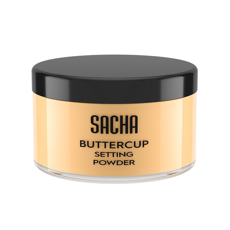 BUTTERCUP SETTING POWDER. No ashy flashback in selfies and photos. Flash-friendly loose face powder available in 3 shades. 1.75 oz