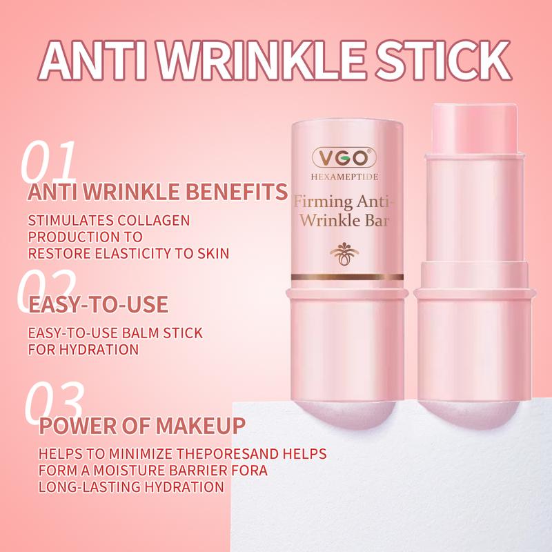 VGO Wrinkle Remover Sticks Reduces Fine lines, Moisturizes and Iocks in Water- 0.19 oz Moisturizer Skincare-B OY