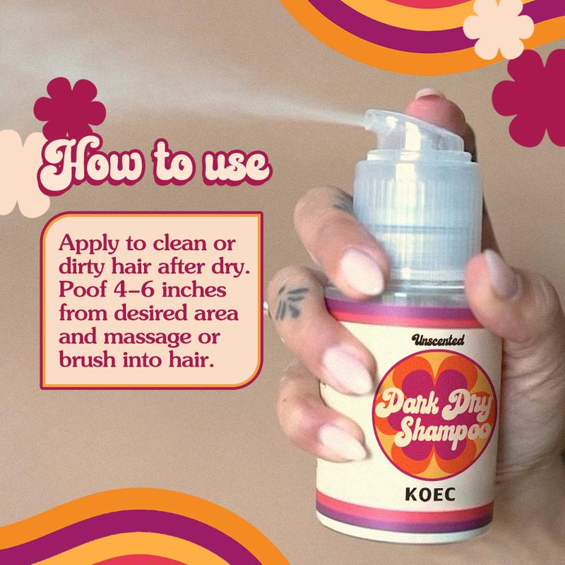 KOEC & Good As Hair Day Dry Shampoo All-NaturalAerosol-Free,Dry Shampoo Spray,HairDay Dry Shampoo Everyday.Disposable. Must-have, easy to use, Christmas gifts, Black Friday sales, lazy Gospel.