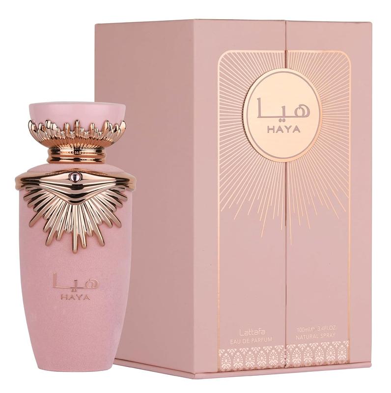 LATTAFA HAYA EDP SPRAY Aroma Floral Fragrance Pack Perfume Scent Blend Scented Cosmetic Cologne