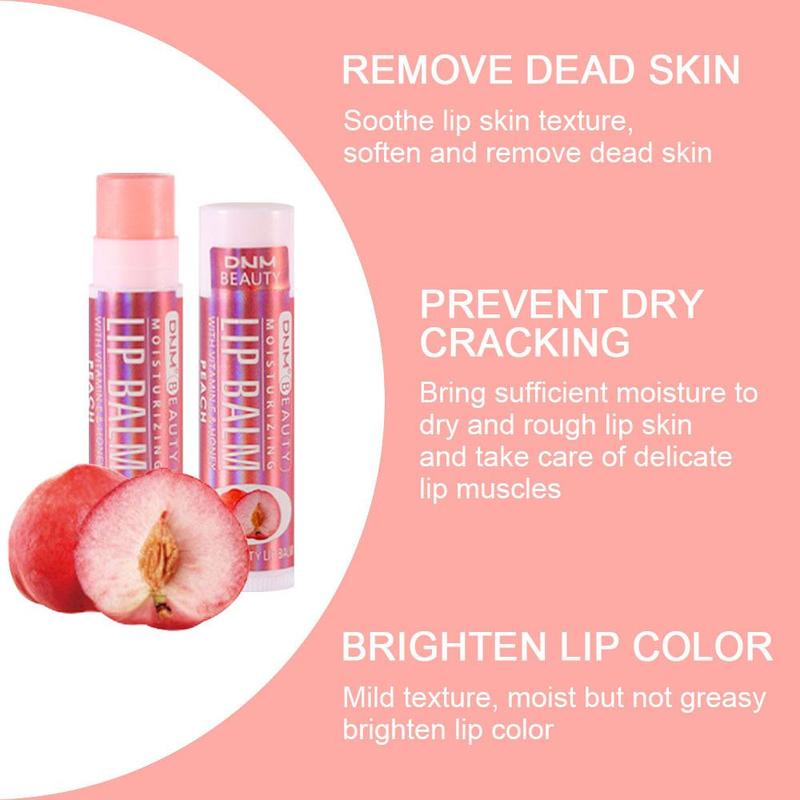 Fruit Flavor Lip Balm, 10pcs set Moisturizing Lip Balm, Hydrating Lip Stick, Plumping Lip Stick for Girls & Women Daily Use