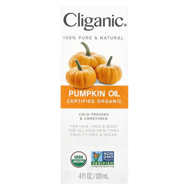 Cliganic Organic Pumpkin Oil, 4 fl oz (120 ml)