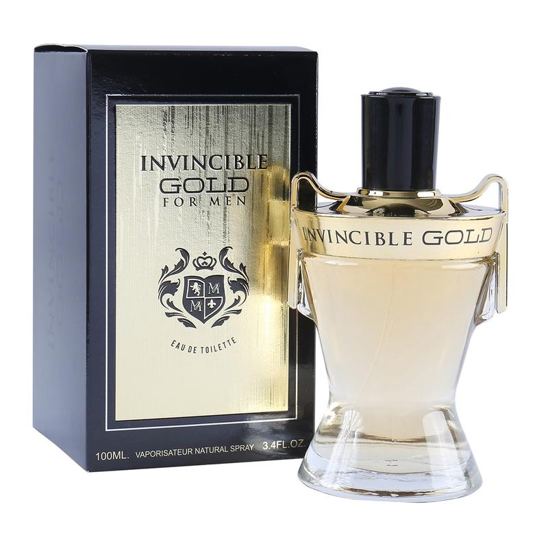 Invincible Gold Spray Cologne For Men 100ml 3.4fl.oz. Fragrance for Men