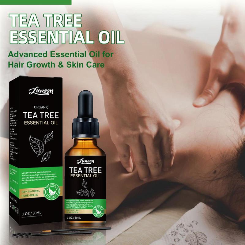 Tea Tree Essential Oil, 1 Box 2 Boxes Deeply Moisturizes Face, Body, Skin, and Hair Care Multi Effect Essential Oil, Hair Care Product