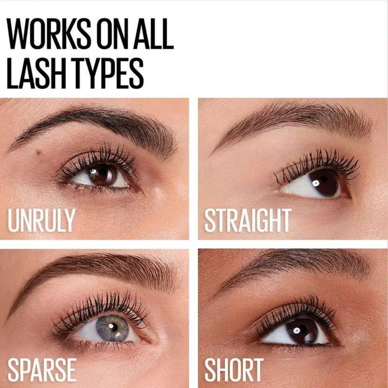 Long-lasting Mascara, Natural Curl Eyelashes Mascara, Eye Lashes Lengthening Volumizing Styling Defining Multiplying Curling Mascara Stick