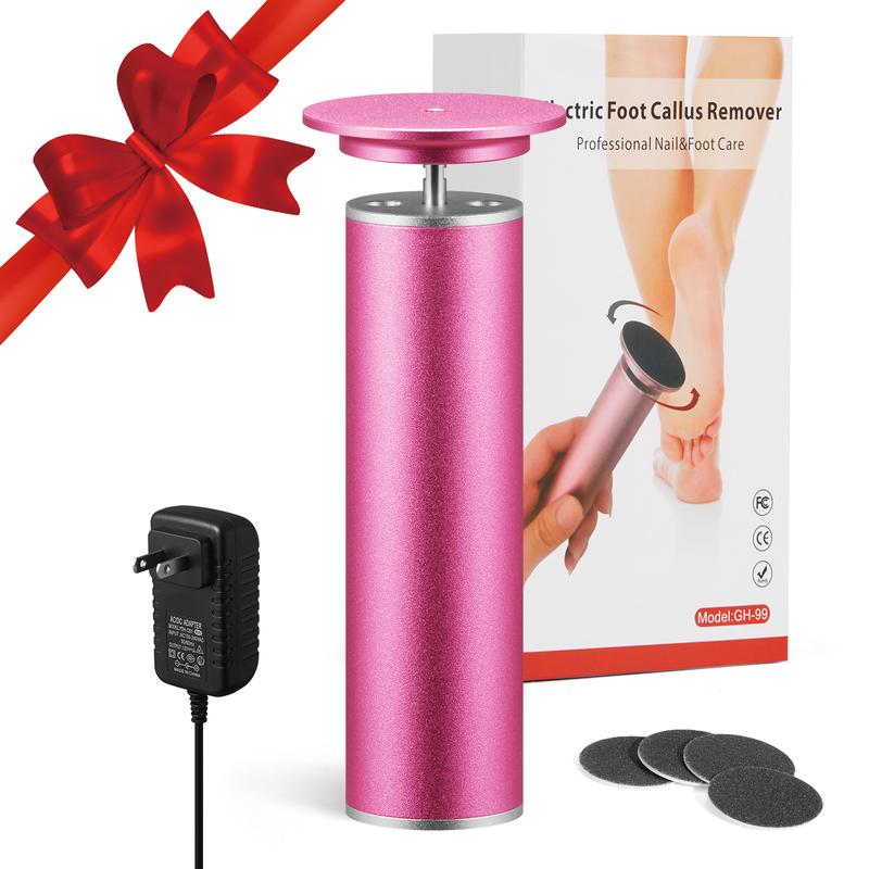 Gifts for Women Men,Electric Foot File, Adjustable Rotatable Electronic Foot Dead Skin Remover Callus Remover Tool for Home & Nail Salon with 60 pcs Replacement Sandpaper Disk,Christmas gifts Manicure Nail Care