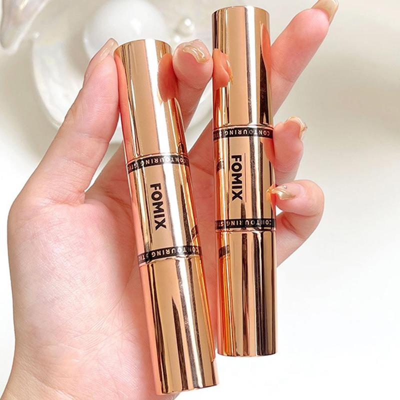 Double-ended Contour & Highlighter Stick, Long Lasting Makeup Stick, Facial Contouring & Detailing Makeup Stick, High-gloss Makeup Accessories