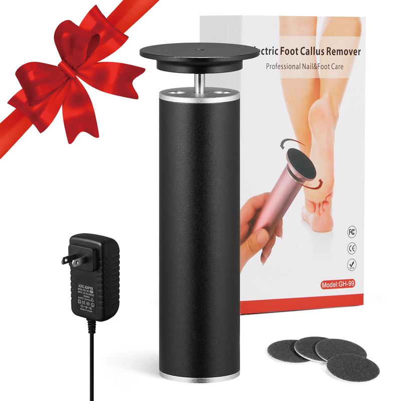 Gifts for Women Men,Electric Foot File, Adjustable Rotatable Electronic Foot Dead Skin Remover Callus Remover Tool for Home & Nail Salon with 60 pcs Replacement Sandpaper Disk,Christmas gifts Manicure Nail Care