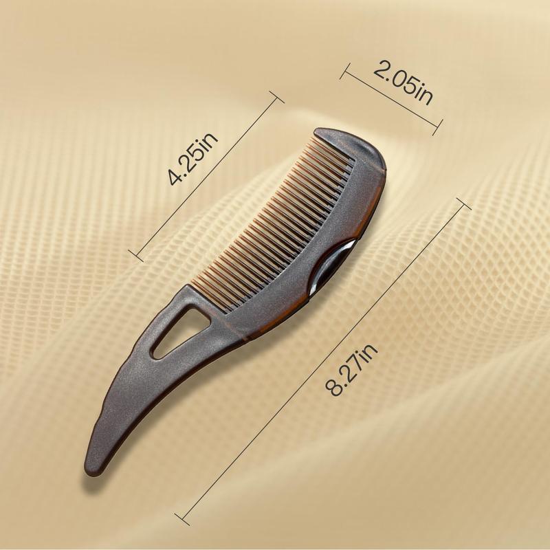 Dandruff Comb Self-cleaning, Scalp Care Massage Energy Comb, Plastic Wide Hollow  Button Comb for Scalp Exfoliation with Gua Sha Handle for Healthier Scalp and Hair Growth for Women Men