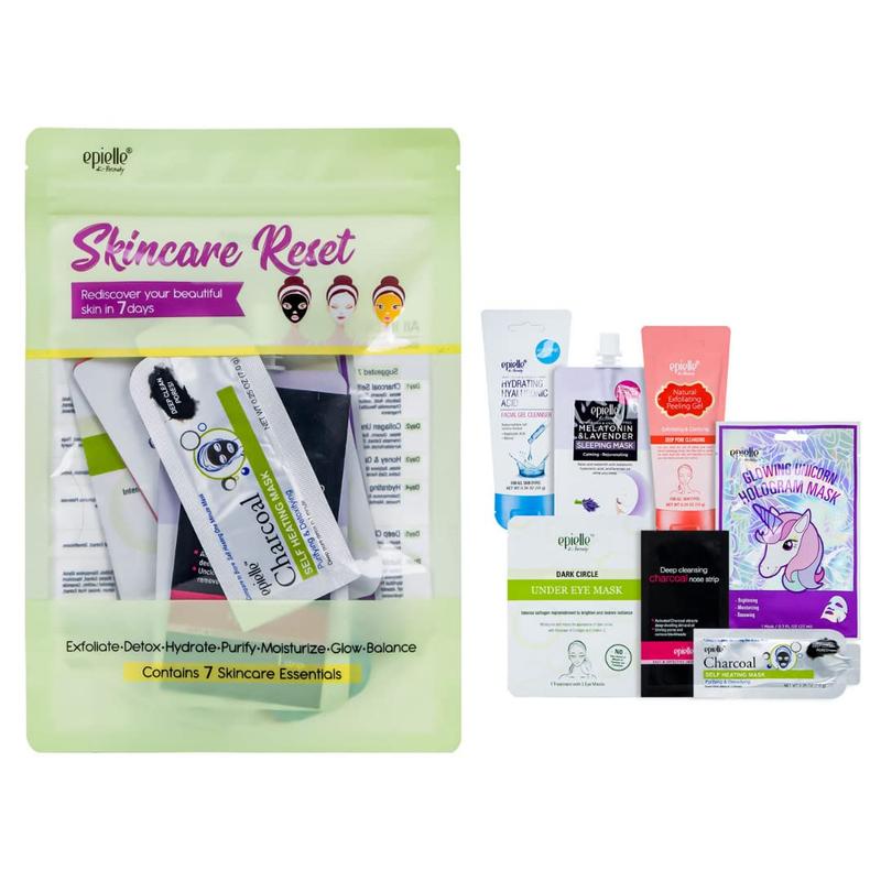 Skincare Beauty Kit | Korean Beauty | 6-Item Skincare Reset Kit | Beauty Gift, Spa Day, Gift Set | Korean Skincare