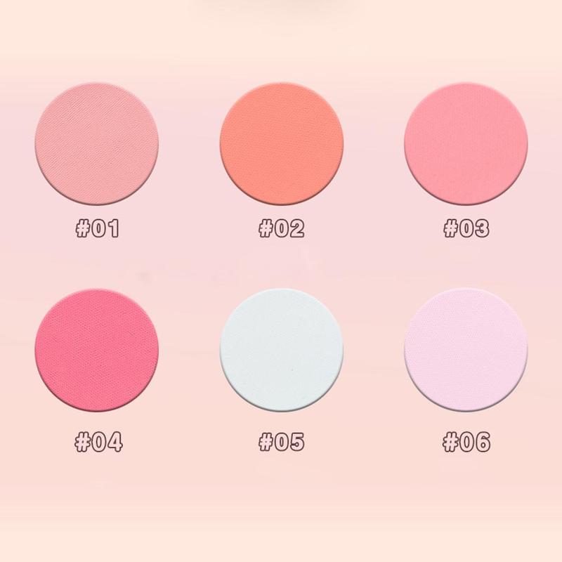 Long-lasting Matte Blush, 1 Count Single Color Lightweight Blush Palette, Cheeks Contour Blush Pressed Powder Suitable For All Skins Girls Women, Facial Cosmetic