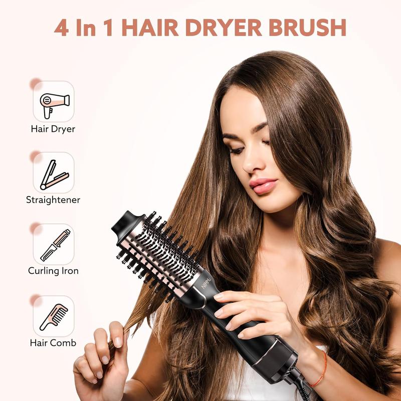 Hair Dryer Brush Blow Dryer Brush in One, 4 in 1 Hair Dryer and Styler Volumizer with 2.95