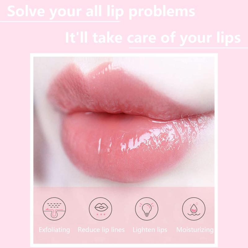 4-pack lip mask, overnight moisturizing, prevent dryness, lip scrub, exfoliation, treatment, moisturizing, reduce lip lines, skin care comfort