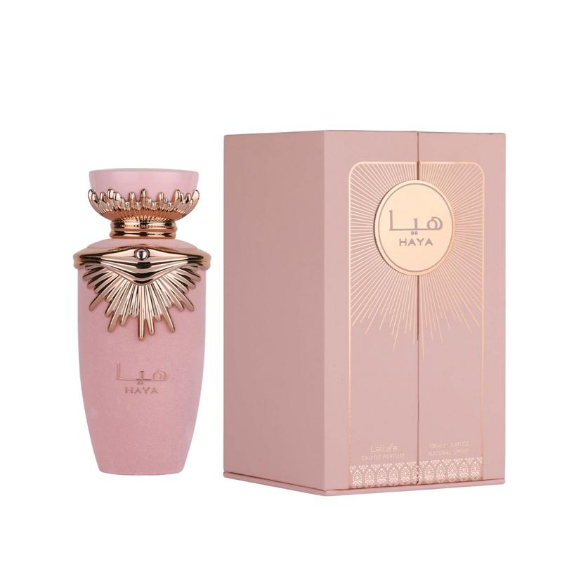 LATTAFA HAYA EDP SPRAY Aroma Floral Fragrance Pack Perfume Scent Blend Scented Cosmetic Cologne