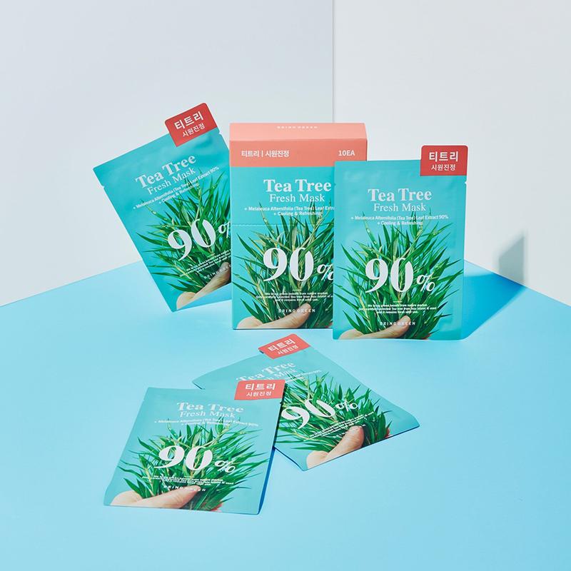 BRINGGREEN Tea Tree 90% Fresh Mask Sheet