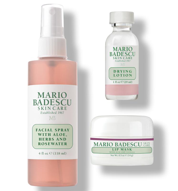 Mario Badescu TikTok Bundle: Drying Lotion, Facial Spray, Lip Mask - Hydrating, Skincare Aloe Aloe Vera