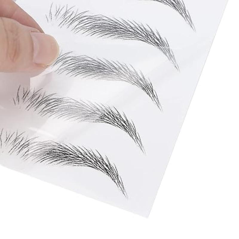 1 Sheet Natural Eyebrow Sticker, Temporary Eyebrow Tattoo Sticker, Eyebrow Shaping Sticker, Makeup Tool for Women